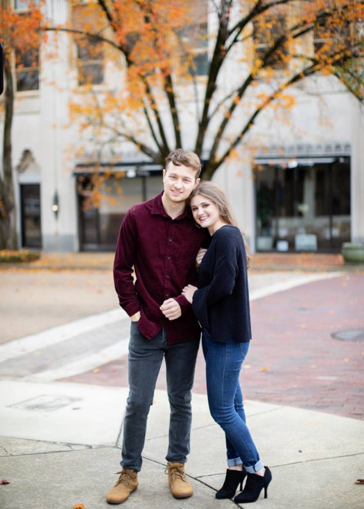 Outside together in fall 