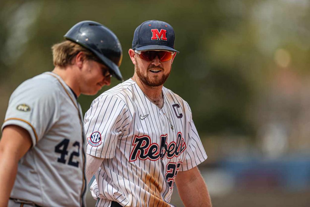 Time Elko playing baseball for Ole Miss
