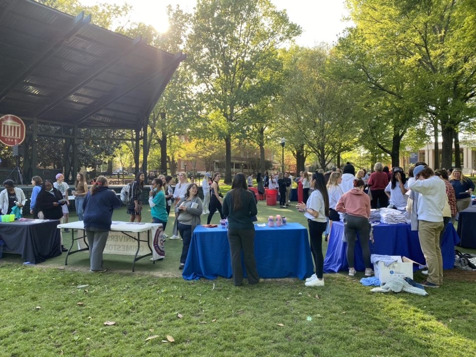 In the Grove showing support for survivors of sexual, domestic, and gender-based violence